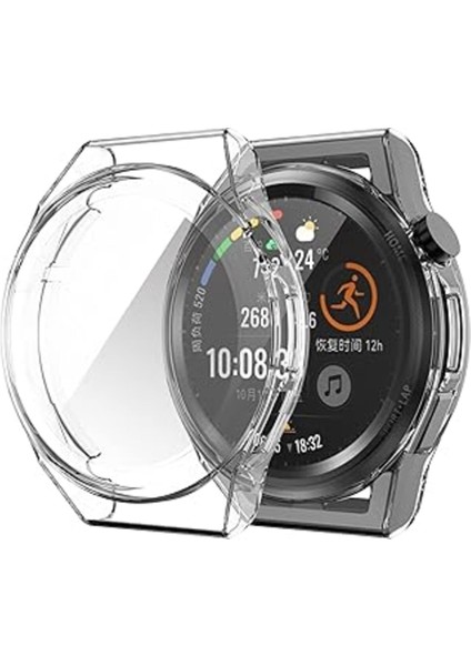 Şeffaf 360° Silikon Kılıf, 46MM Saatler Için, Çok Renk Seçeneği