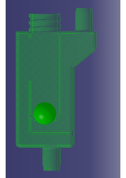 Kondensatın Klimadan Kanalizasyona Çıkarılması Için Hidrolik Kompleksi Olan Drenaj Sifon (Plastik Aparattır!!!) 3D fiyatları