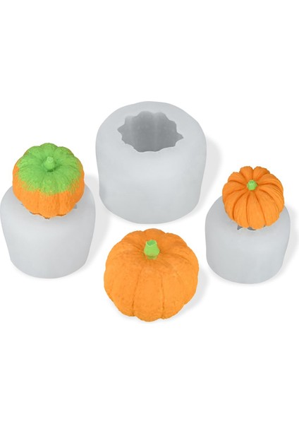 Silikon Mum Kalıbı, Sonbahar Kendin Yap Dekorasyon Malzemeleri Balkabağı Için Cadılar Bayramı Reçine Kalıbı (Yurt Dışından) fiyatları