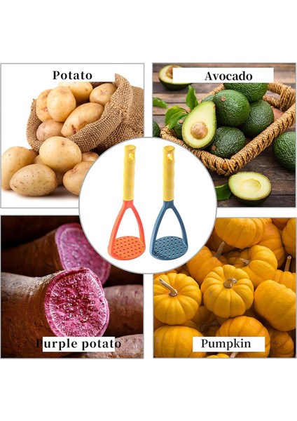 Patates Ezici, Plastik Patates Püresi Ezici, Renkli Gıda Ezici, Patates, Meyve ve Sebzeler Için Ezici Mutfak Aleti (Yurt Dışından) modelleri
