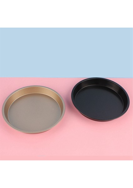 Yuvarlak Pizza Kalıbı Plaka Pizza Tepsisi Derin Tepsi Karbon Çelik Yapışmaz Kalıp Pişirme Fırını Aracı Pişirme Kalıbı Tepsisi 9 Inç Altın (Yurt Dışından) modelleri