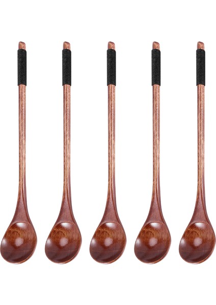 Adet Ahşap Kaşık Yemek Kaşıkları Bal Kaşıkları Pirinç Kaşıkları Karıştırma Kaşığı Kahve Çay Reçel Banyo Tuzları Için Ahşap Çay Kaşığı (Yurt Dışından)