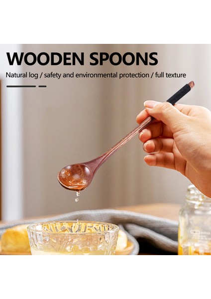 Adet Ahşap Kaşık Yemek Kaşıkları Bal Kaşıkları Pirinç Kaşıkları Karıştırma Kaşığı Kahve Çay Reçel Banyo Tuzları Için Ahşap Çay Kaşığı (Yurt Dışından) fiyatları