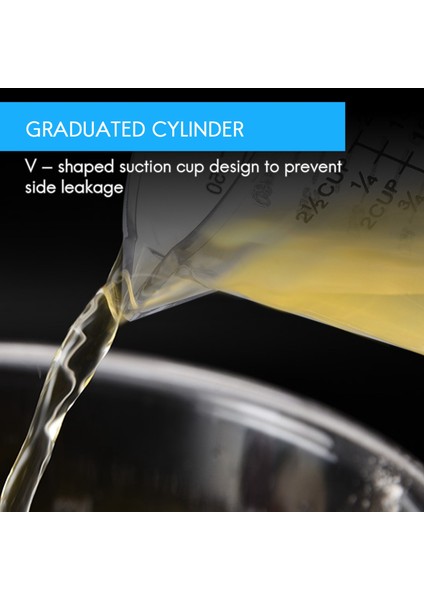 Pişirme Araçları Çift Taraflı Dereceli Plastik Ölçü Kabı Dereceli Ölçü Kabı Ölçü Silindiri 600 ml (Yurt Dışından) modelleri