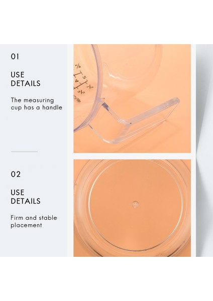 Pişirme Araçları Çift Taraflı Dereceli Plastik Ölçü Kabı Dereceli Ölçü Kabı Ölçü Silindiri 600 ml (Yurt Dışından) indirimleri