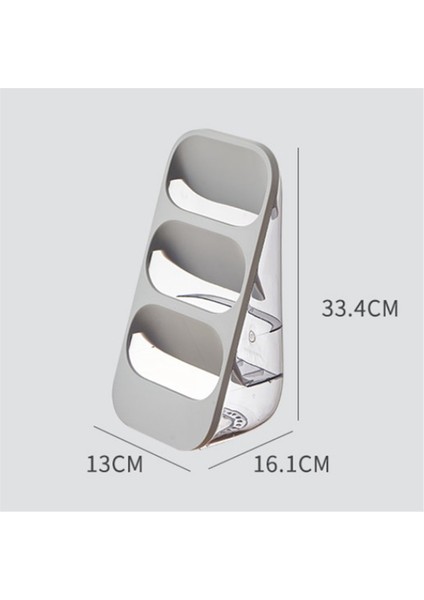 Çok Fonksiyonlu Mutfak Saklama Rafı, Çatal, Kaşık, Bıçak, Peçete, Bulaşıklık, Gri (Yurt Dışından) fırsatları