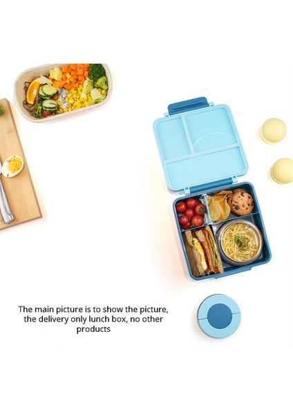 Paslanmaz Çelik Kase, Plastik Yemek Tabağı, Mikrodalgada Kullanılabilir, Bölmeli Bento Kaplı Öğle Yemeği Kutusu (Yurt Dışından) fiyatları