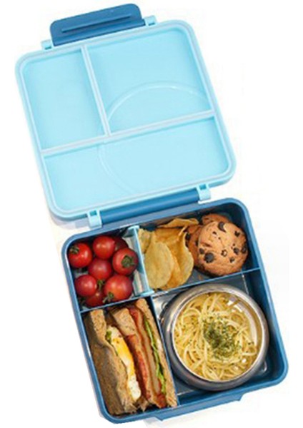 Paslanmaz Çelik Kase, Plastik Yemek Tabağı, Mikrodalgada Kullanılabilir, Bölmeli Bento Kaplı Öğle Yemeği Kutusu (Yurt Dışından) indirimleri