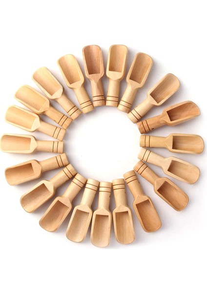 Küçük Tahta Kaşık Süt Tozu Kaşığı Ahşap Tuz Tozu Ölçü Kaşığı Çay Kahve Baharat Tahta Kaşığı (12 Adet) (Yurt Dışından)