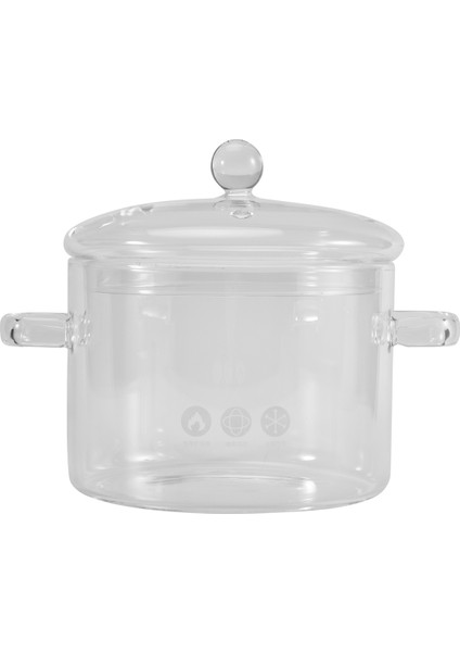 Kapaklı Cam Tencere, Kapaklı ve Saplı Ocak Üstü Pişirme Tenceresi, Kaynama Tencereli Şeffaf Çorba Tenceresi, Yüksek Borosilikat 1900ML (Yurt Dışından) fiyatları