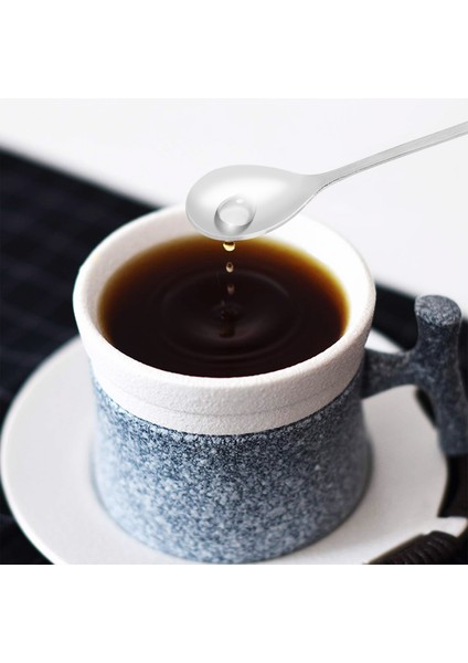 Kaşık + 5 Çatal Paslanmaz Çelik Yaprak Kahve Kek Kaşık Çatal Tatlı Kaşıkları, Karıştırma Çay Kaşığı Seti Gümüş (Yurt Dışından) indirimleri