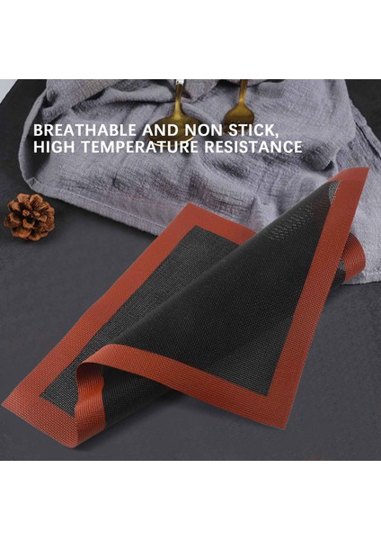 Bisküvi/ekmek/mutfak Pişirme Aletleri Aksesuarları Delikli Silikon Pişirme Matı Yapışmaz Fırın Matı Astar Aracı, 2 Adet (Yurt Dışından) indirimleri