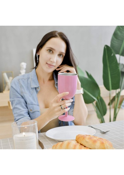 Adet Yalıtımlı Pembe Şarap Kadehleri Çift Duvarlı Gıda Sınıfı Paslanmaz Çelik Seyahat Şarap Bardağı Sızdırmaz Kapaklı Yetişkinler Için (Yurt Dışından) fiyatları