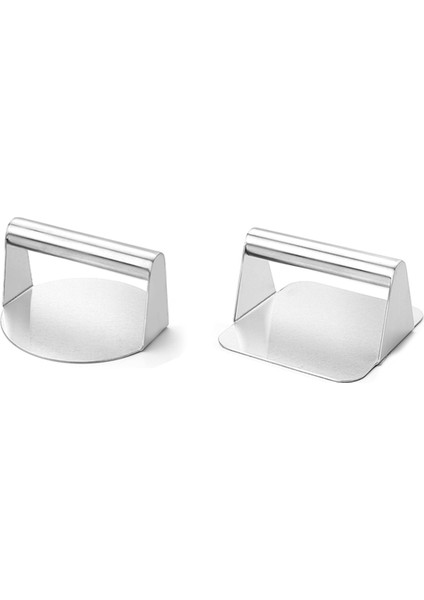 Paslanmaz Çelik Hamburger Et Presi Yuvarlak Kare Burger Et Presi Mutfak Aleti Et Presi Plakası (Yurt Dışından)