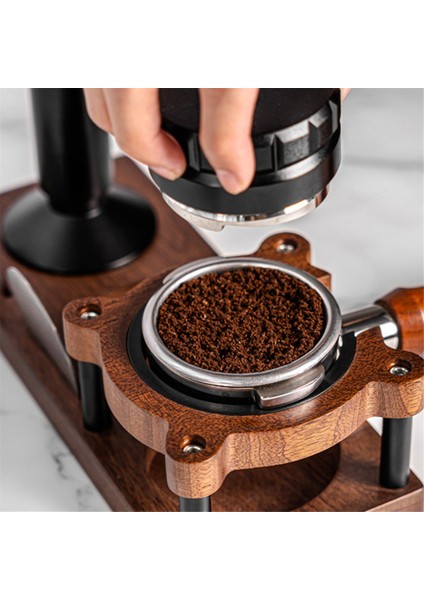 Ahşap Kahve Tamper Istasyonu Tabanı Tamper Tutucu Espresso Tamper Matı Kaymaz Tezgah Kahve Aleti (Yurt Dışından) fırsatları