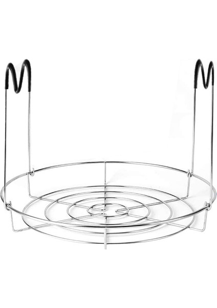 Konserve Rafı, Konserve Kavanozu Rafı, Su Banyosu Konserveleme Veya Basınçlı Konserveleme Için Buharlı Raf, Her Türlü Kavanoz Için Uygundur - Siyah + Gümüş (Yurt Dışından)