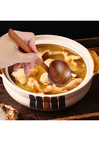 Adet Japon Uzun Saplı Büyük Kaşık, Ramen Kaşığı, Ahşap Sıcak Tencere Kaşığı, Kaplumbağa Kabuğu Kaşık, Ahşap Pirinç Çorbası Tatlısı (Yurt Dışından) indirimleri