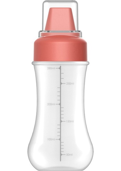 Sızdırmaz Kapaklı Kırmızı Ketçap Sıkma Şişesi Salata Kabı Taşınabilir Sos Saklama Kutuları (Yurt Dışından)