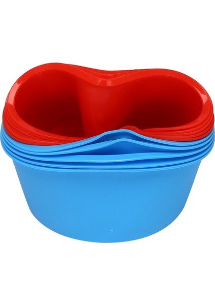 10 Parça Silikon Kek Kalıbı Sevgililer Günü Yuvarlak Fırın Tepsisi 4 Inç Fırın Kalıbı Mutfak Silikon Fırın Tepsisi Kırmızı, Mavi (Yurt Dışından)