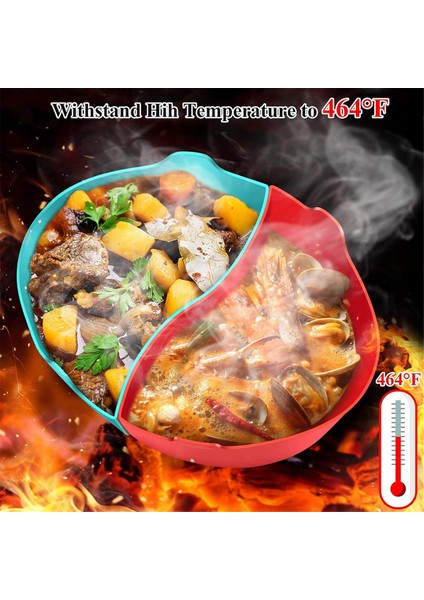 Quart Oval Yavaş Pişirici Kaplamaları Crock Pot 6 Qt Için Uyumlu, Crock Pot Için, Yeniden Kullanılabilir Silikon Bölücü Ek Parçası (Yurt Dışından) indirimleri