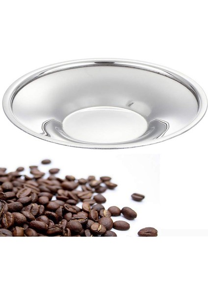Yalıtımlı Kahve Fincanı Seti - Paslanmaz Çelik Çift Duvarlı Espresso Fincanları Latte Cappuccino Çay Fincanı, Tabak ve Kaşık 125 ml (2'li Set) (Yurt Dışından) indirimleri