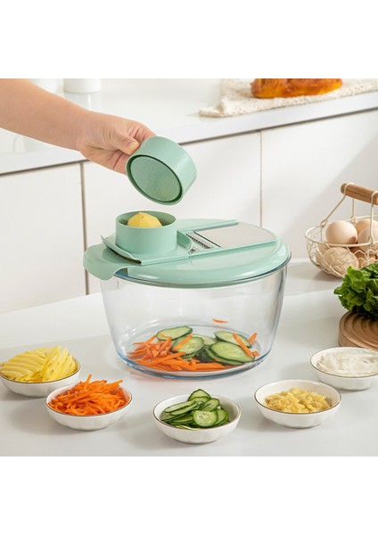 Yüksek Sıcaklıklı Sebze Kurutucusu Çok Fonksiyonlu Rende Meyve ve Sebze Süzgeç Sepeti Mutfak Lavabosu Açık Yeşil (Yurt Dışından) fiyatları