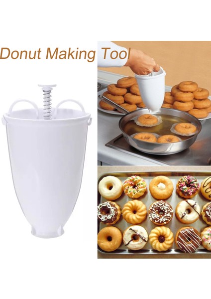 Kendin Yap Donut Hamuru Yapma Makinesi Manuel Dağıtıcı Mutfak Eşyası Aracı (Yurt Dışından) fiyatları