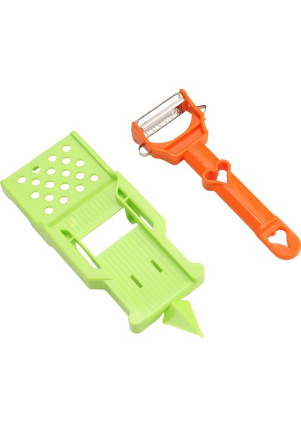 Soyucu, Dilimleyici, Çok Amaçlı Soyucu Seti, Mutfak Için Ev Tipi Çok Amaçlı Meyve Soyucu, Sebze ve Meyve Dilimleyici, Çok Amaçlı Bıçaklı Soyucu (Yurt Dışından)