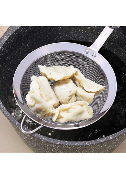 Yağ Süzgeci Kaşığı, Paslanmaz Çelik Ince Gözlü Süzgeç, Yağ ve Köpüğü Ayıklamak Için Süzgeç Kaşığı, L (Yurt Dışından) indirimleri