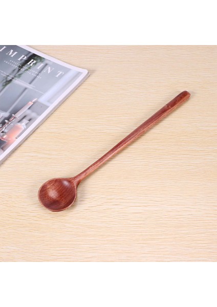 Uzun Ahşap Kaşıklar, 5 Parça Kore Tarzı 10,9 Inç %100 Doğal Ahşap Uzun Saplı Yuvarlak Kaşıklar Çorba Pişirme Karıştırma Karıştırıcı Mutfak Aletleri Gereçleri (Kore Tarzı Çorba Kaşığı) (Yurt Dışından) modelleri