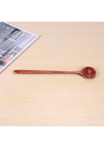 Uzun Ahşap Kaşıklar, 5 Parça Kore Tarzı 10,9 Inç %100 Doğal Ahşap Uzun Saplı Yuvarlak Kaşıklar Çorba Pişirme Karıştırma Karıştırıcı Mutfak Aletleri Gereçleri (Kore Tarzı Çorba Kaşığı) (Yurt Dışından) fırsatları