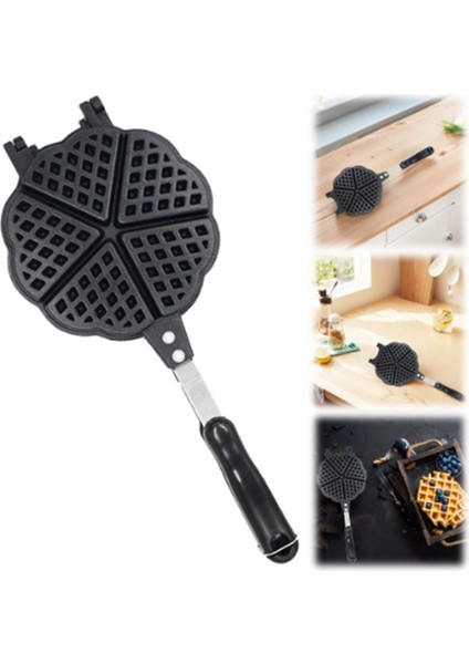 Waffle Tavası Yapışmaz Waffle Pankek Pişirme Barbekü Fırın Kalıbı Waffle Makinesi Waffle Pankek Izgara Tavası (Yurt Dışından) modelleri