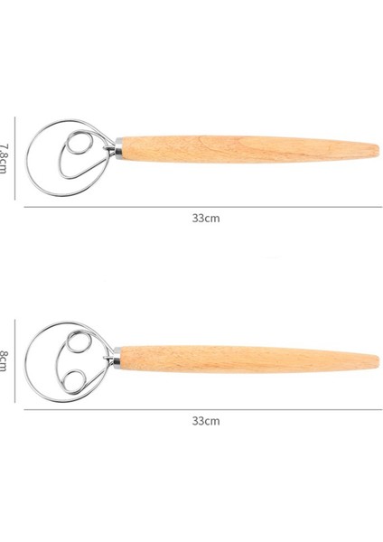 Un Bobini Tel Çırpıcı Krema Yumurta Çırpıcı Hamur Kancası Yumurta Akı Ayırıcı Yumurta Karıştırıcılar Pizza Hamur Çırpıcı Yumurta Karıştırma A (Yurt Dışından)