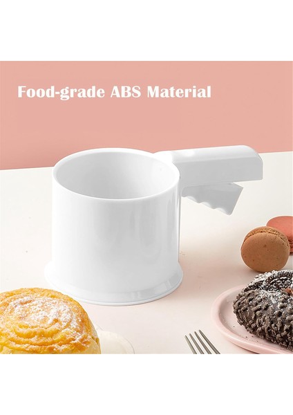 Ince Un Eleği Toz Şeker Eleği, Tek Elle Presli Premium Gıda Sınıfı Abs Ince Eleme Tasarımı Kek Pişirme Için (Yurt Dışından) fiyatları