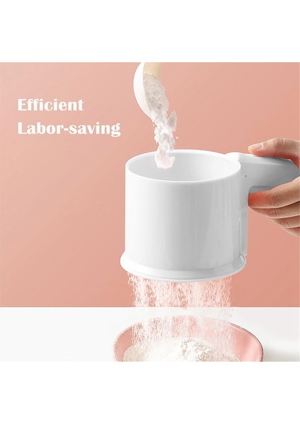 Ince Un Eleği Toz Şeker Eleği, Tek Elle Presli Premium Gıda Sınıfı Abs Ince Eleme Tasarımı Kek Pişirme Için (Yurt Dışından) modelleri