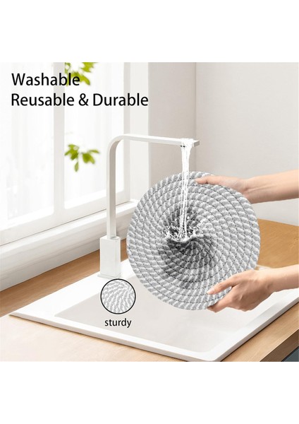 Sıcak Yemekler Için 4 Adet Altlık, 7 Inçlik Isıtmalı Sıcak Pedler, Mutfak Tezgahları Için Sıcak Plaka Altlıkları, Masa Yalıtım Matı (Yurt Dışından) fırsatları