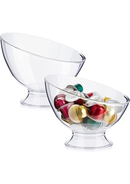 Adet Şeffaf Kahve Kapsülü Tutucu Plastik Kahve Kapsülü Kabı Krema Tutucu Kahve Saklama Salata Kasesi Şekerleme Kabı (Yurt Dışından) fiyatları