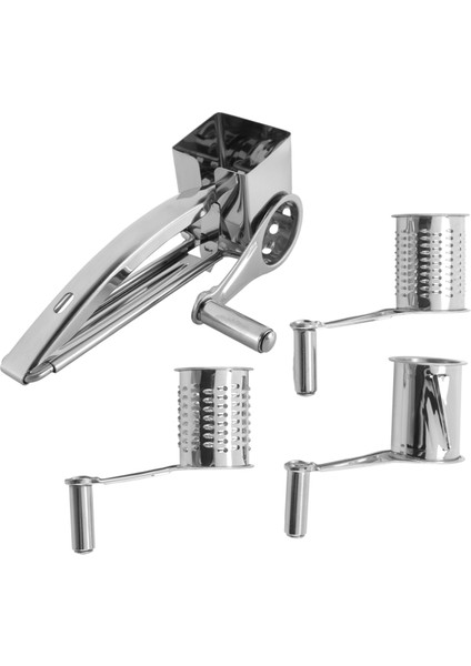 Değiştirilebilir Paslanmaz Çelik Parçalayıcılı Döner Peynir Rendesi, Sebze Dilimleyici, Parçalayıcı ve Öğütücü (Yurt Dışından) fırsatları