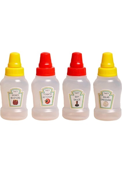 Bento Kutusu Aksesuarları Için Mini Ketçap Şişeleri, Mini Sos Şişeleri, Plastik Şişeler ve Kaplar, Boş Ketçap (Yurt Dışından)