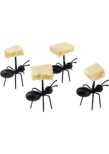 12 Adet Karınca Kürdanı Meyve Tatlı Çatalı, Yeniden Kullanılabilir Karınca Yemi Kürdanı, Atıştırmalık Kek Tatlısı Için Hayvan Meze Çatalı (Yurt Dışından) fırsatları