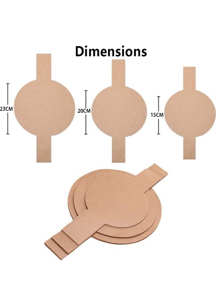 100 Adet Önceden Kesilmiş Yuvarlak Kek Kalıbı Kaplamaları Yuvarlak Yapışmaz Parşömen Kağıdı, Kaldırma Tırnakları ile Pişirme Için Kahverengi 8 Inç (Yurt Dışından) indirimleri