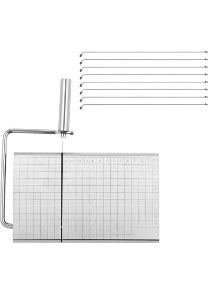 Blok Peynir Dilimleyiciler Için 8 Telli Peynir Kesicili Paslanmaz Çelik Peynir Dilimleyici Kesme Tahtası Peynir Tereyağı (Yurt Dışından)
