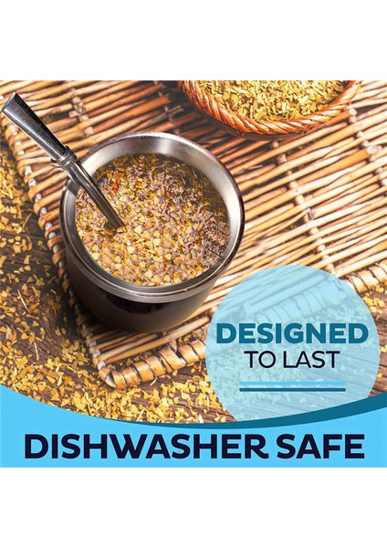 Yerba Mate Balkabağı Seti Çift Duvarlı Paslanmaz Çelik Mate Çay Bardağı ve Bombilla 8 Ons Bombillas Yerba Mate Pipet - Siyah (Yurt Dışından) modelleri