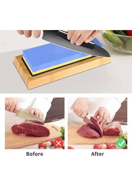 Bıçak Bileme Taşı Seti, 4 Taraflı Kum 400/1000 3000/8000 Bileme Taşı, Profesyonel Bileme Taşı Bıçak Bileme Seti (Yurt Dışından) modelleri