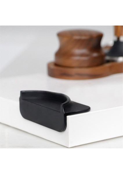 Espresso Kahve Tamperleri Mat Istasyonu Pres Tamper Tutucu Köşe Matı Pedi Silikon Kahve Eşyaları Tamper Barista Aleti Siyah (Yurt Dışından) indirimleri