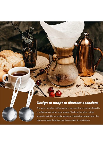 Adet Kahve Kepçesi Yemek Kaşığı Paslanmaz Çelik Kahve Ölçü Kepçeleri Kahve, Çay, Şeker ve Süt Için, 30 ml (Yurt Dışından) modelleri