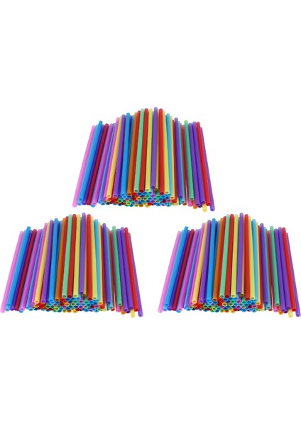 300 Adet 10,3 Inç Jumbo Pipet Smoothie Pipetleri Milkshake Pipetleri Ekstra Geniş Ekstra Uzun Çeşitli Parlak Renkler (Yurt Dışından)