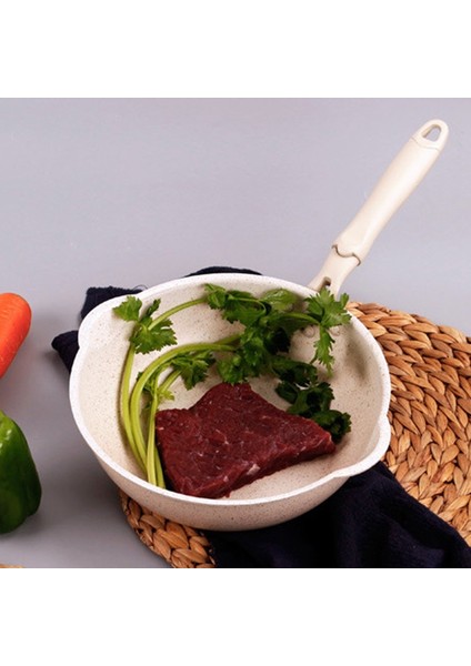 Kalın Tabanlı Taş Kızartma Tavası Çok Işlevli Yapışmaz Tavalar Derin Nuga Tencere Büyük Ağızlı Wok Tavası 20 cm (Yurt Dışından) fırsatları