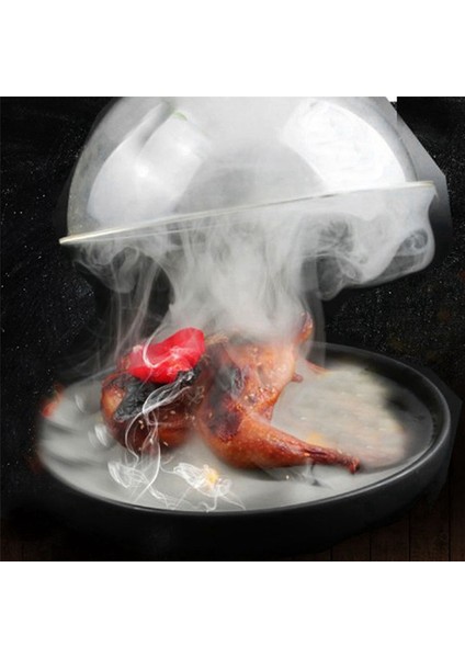 Molecular Cuisine Duman Davlumbazı Gıda Sınıfı Kapak Kubbe Kapağı Tütsüleme Aksesuarı Duman Demleyici Kek Biftek Kapağı B (Yurt Dışından) fiyatları