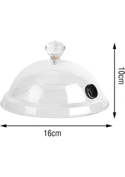 Molecular Cuisine Duman Davlumbazı Gıda Sınıfı Kapak Kubbe Kapağı Tütsüleme Aksesuarı Duman Demleyici Kek Biftek Kapağı B (Yurt Dışından) indirimleri